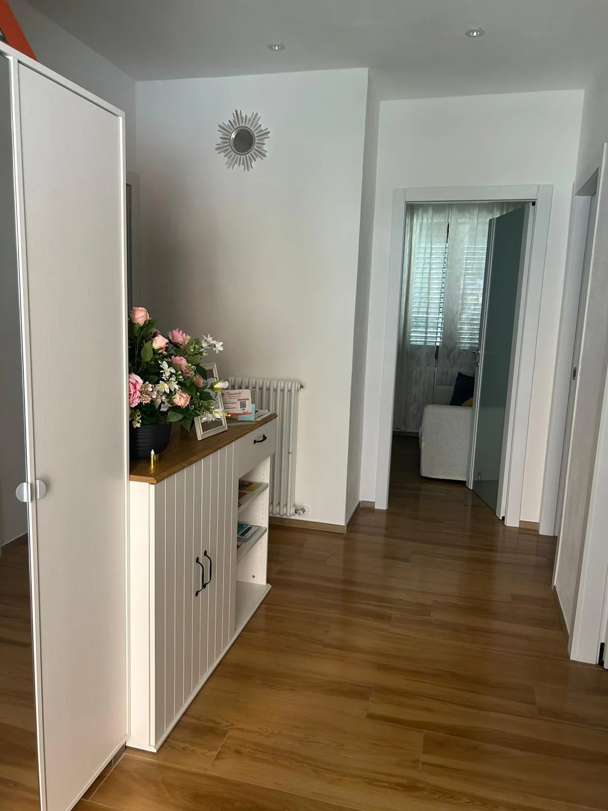 Ingresso e zona accoglienza dell'appartamento